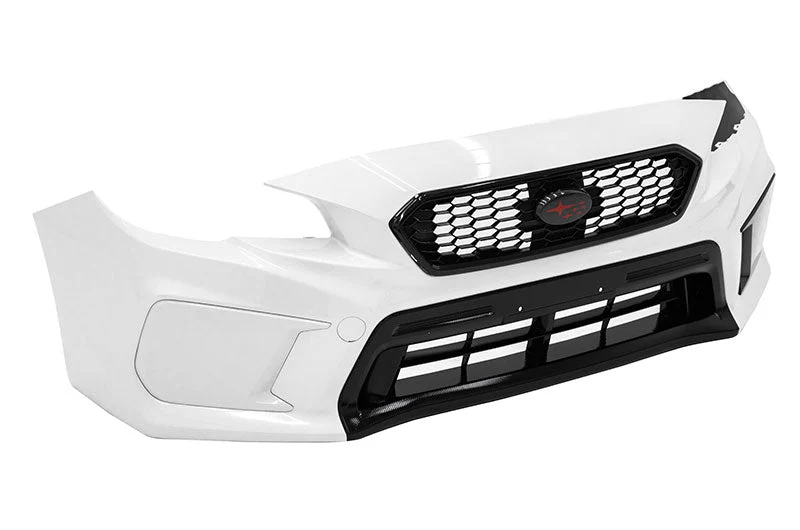 OLM Fog Light Deletes Subaru WRX (2018-2021) Paint Matched - Crystal White Pearl - Image 3