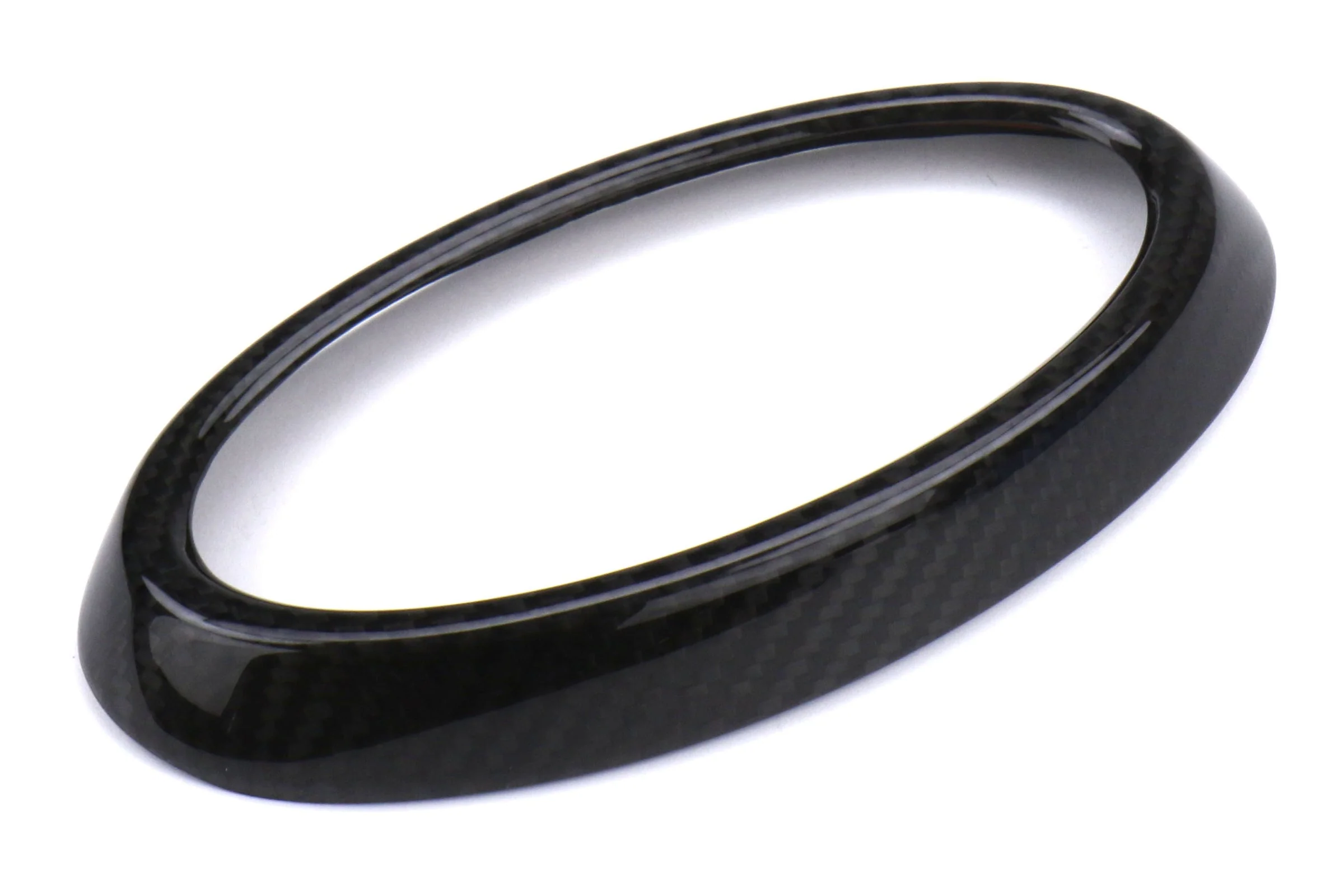 OLM Emblem Frame Overlay Subaru WRX / WRX STI (18-21) Front - Dry Carbon Fiber