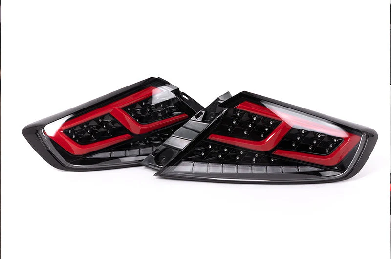 OLM LED Tail Lights Subaru WRX (2022-2025) Spec-AR w/ Clear or Smoke Lens - White or Red Bar