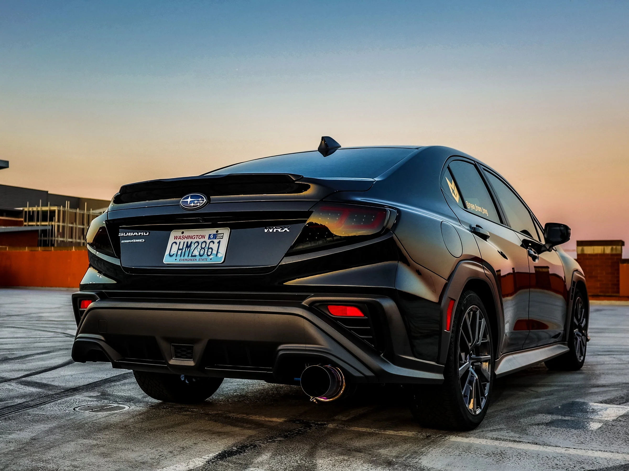 OLM LED Tail Lights Subaru WRX (2022-2025) Spec-AR w/ Clear or Smoke Lens - White or Red Bar - Image 15