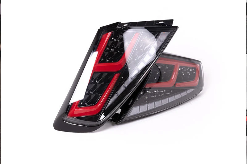 OLM LED Tail Lights Subaru WRX (2022-2025) Spec-AR w/ Clear or Smoke Lens - White or Red Bar - Image 6