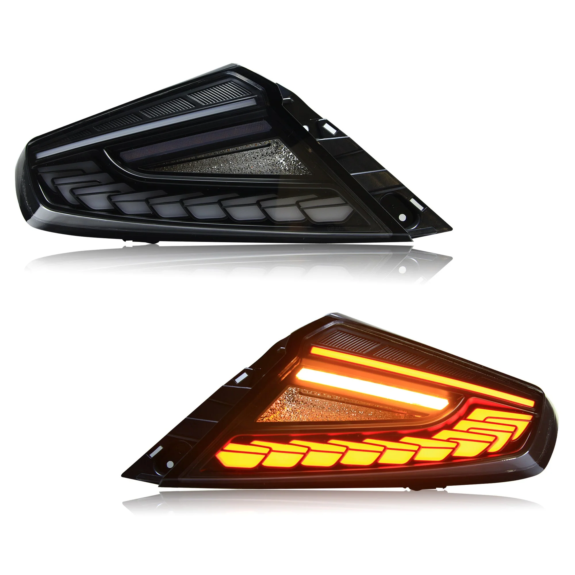 OLM LED Tail Lights for Subaru WRX (2022-2025) Phantom Spec - Clear Lens White Optic OLME.47005.1-CW