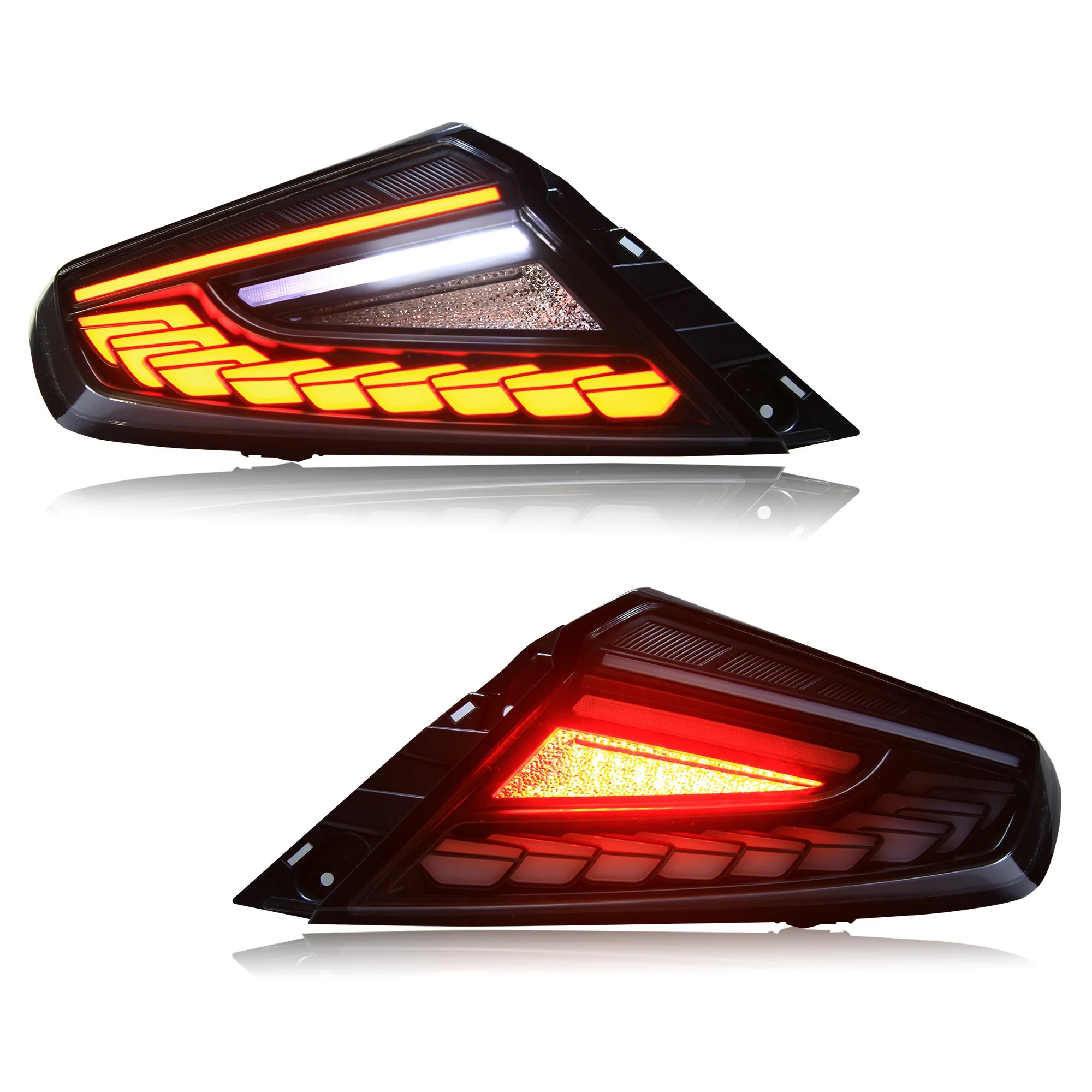 OLM LED Tail Lights for Subaru WRX (2022-2025) Phantom Spec - Clear Lens White Optic OLME.47005.1-CW - Image 6