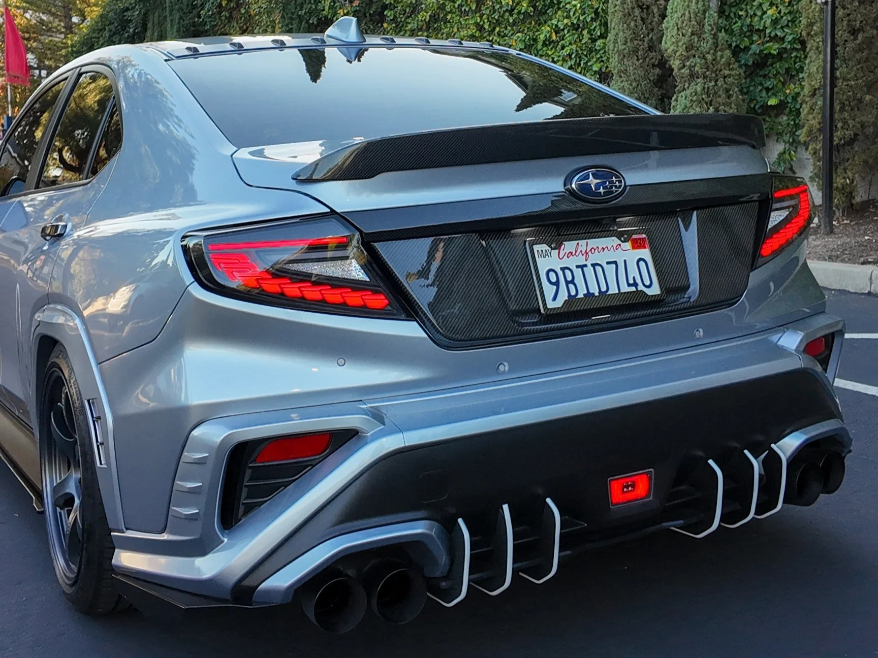 OLM LED Tail Lights for Subaru WRX (2022-2025) Phantom Spec - Smoke Lens White Optic OLME.47005.1-SW - Image 8