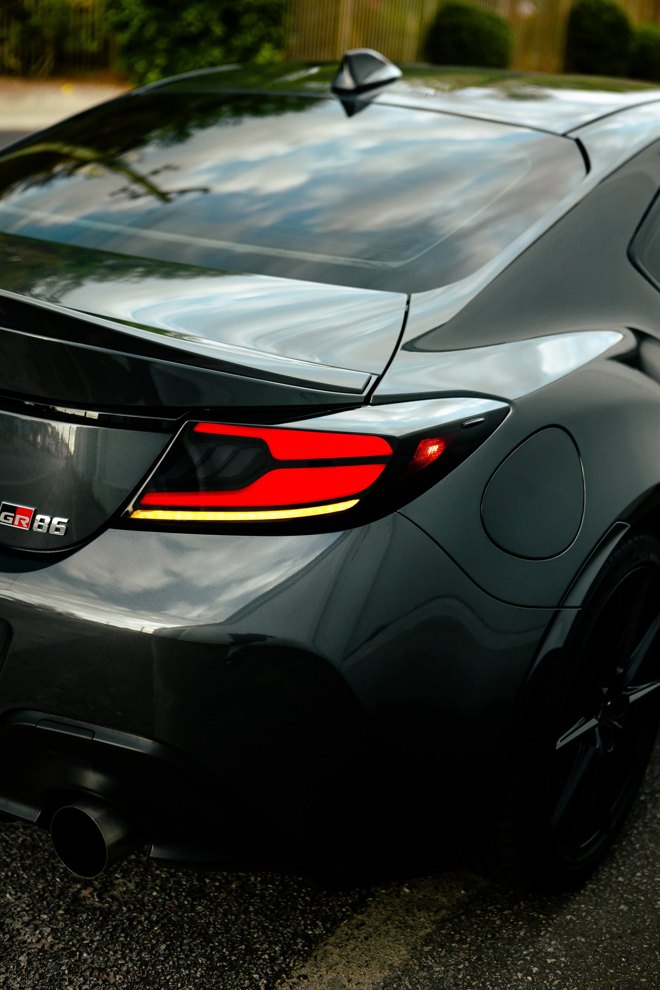 OLM LED Tail Lights Subaru BRZ & Toyota GR86 (2022-2026) Raiden - Clear Lens/Red Bar OLME.49016.1-CR - Image 10