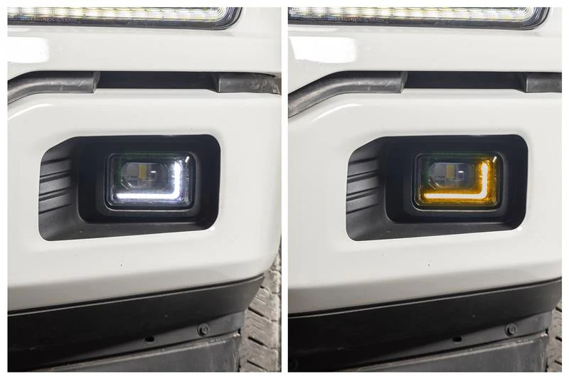 OLM Fog Lights Ford F150 (2015-2020) White or Amber DRL & Built In Turn Signals OLME.16047.1