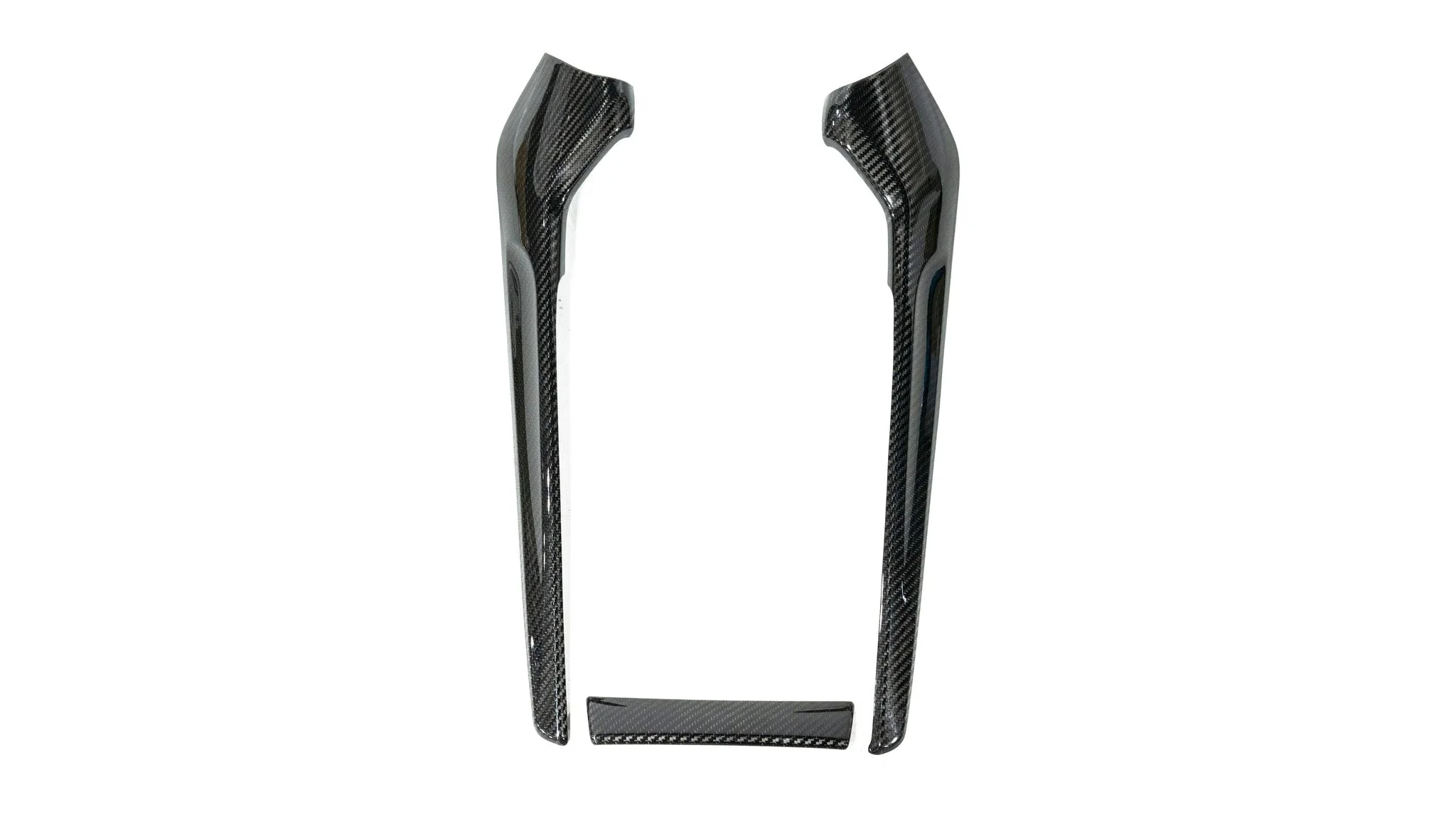 OLM Shifter Panel Side Cover Honda Civic / Civic Type R FL5 (22-25) Glossy Carbon Fiber