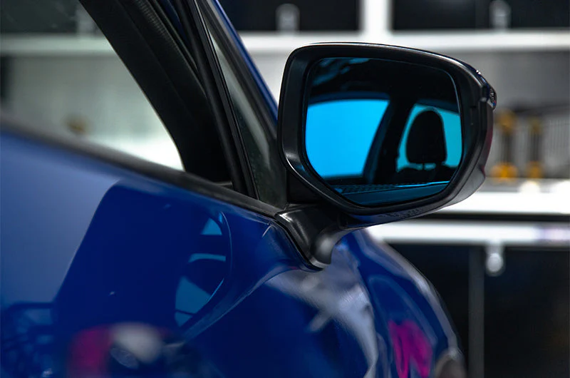 OLM Wide Angle Convex Mirrors Subaru WRX / STI (15–25) Chrome or Blue w/ Turn Signal & Defroster - Image 5