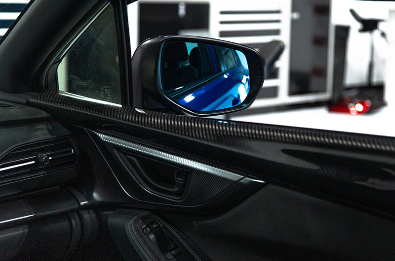 OLM Wide Angle Convex Mirrors Subaru WRX / STI (15–25) Chrome or Blue w/ Turn Signal & Defroster - Image 6