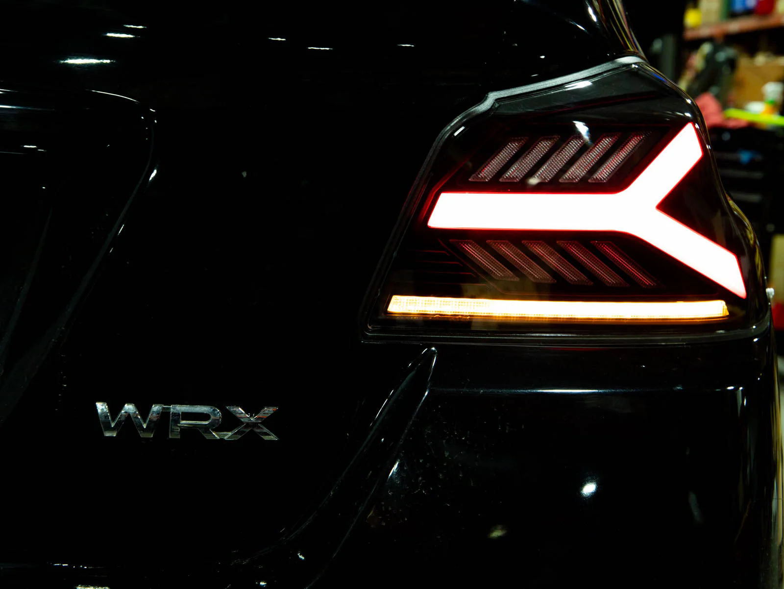 OLM LED Tail Lights WRX & STI (2015-2021) Y-Spec Clear Lens / Red Optic OLME.47004.1-CR - Image 10