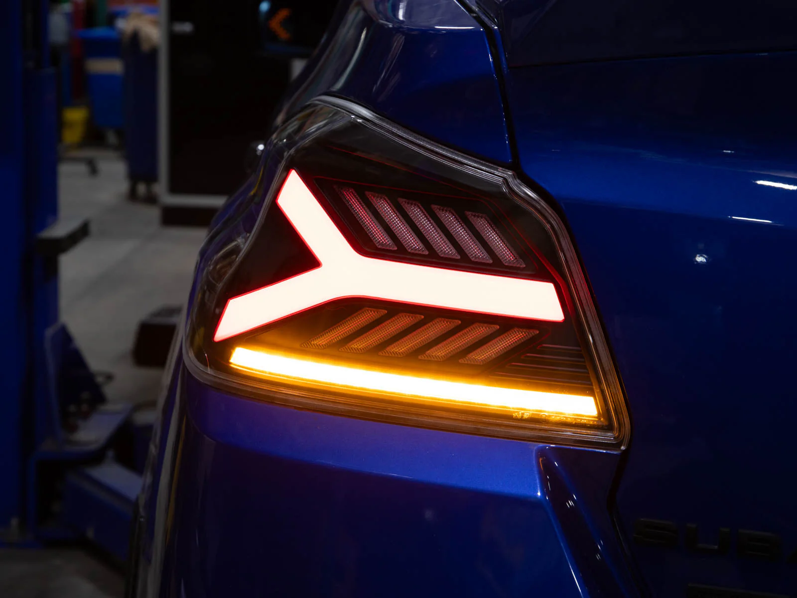 OLM LED Tail Lights WRX & STI (2015-2021) Y-Spec Clear Lens / Red Optic OLME.47004.1-CR - Image 9