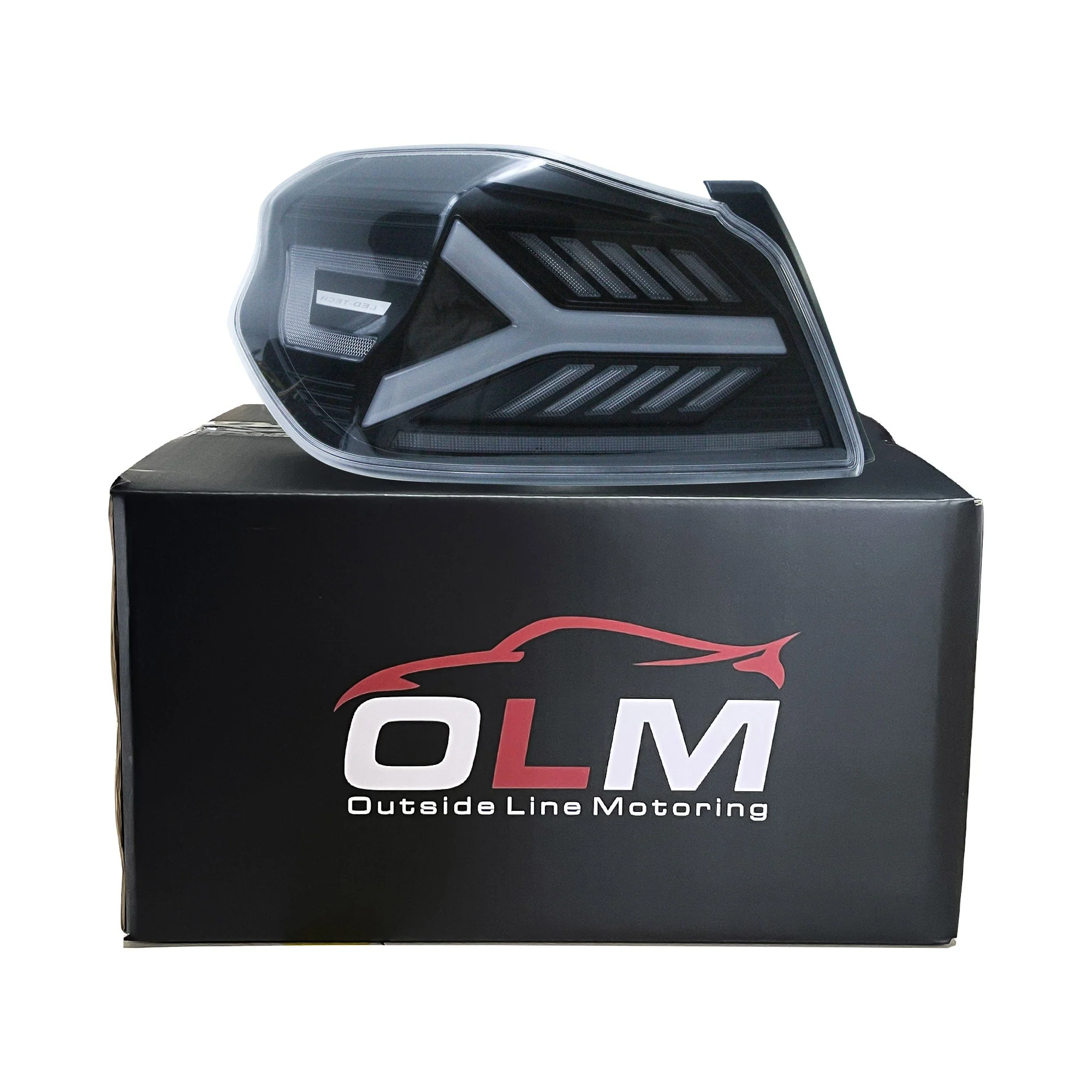 OLM LED Tail Lights for Subaru WRX / WRX STI (2015-2021) Y-Spec - Clear Lens / White Optic OLME.47004.1-CW - Image 4
