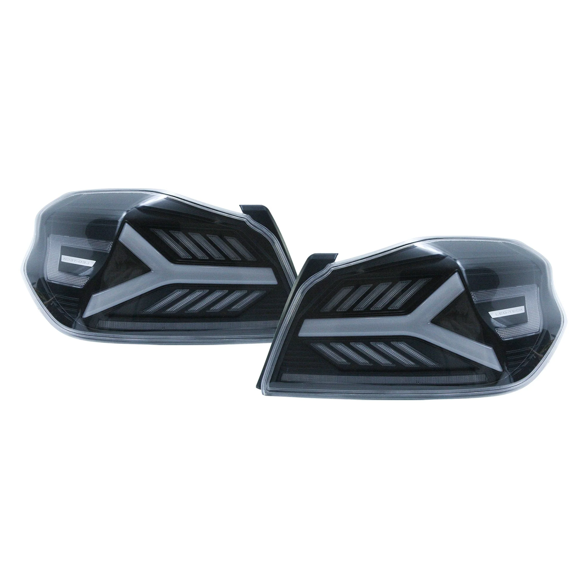 OLM LED Tail Lights for Subaru WRX / WRX STI (2015-2021) Y-Spec - Clear Lens / White Optic OLME.47004.1-CW - Image 5
