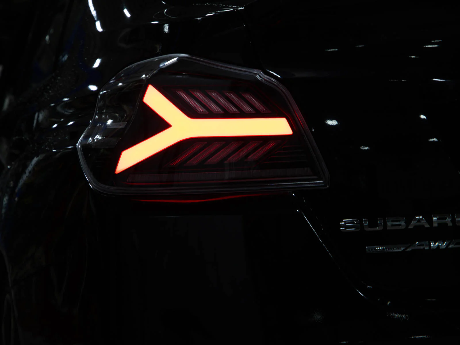 OLM LED Tail Lights for Subaru WRX / WRX STI (2015-2021) Y-Spec - Clear Lens / White Optic OLME.47004.1-CW - Image 8