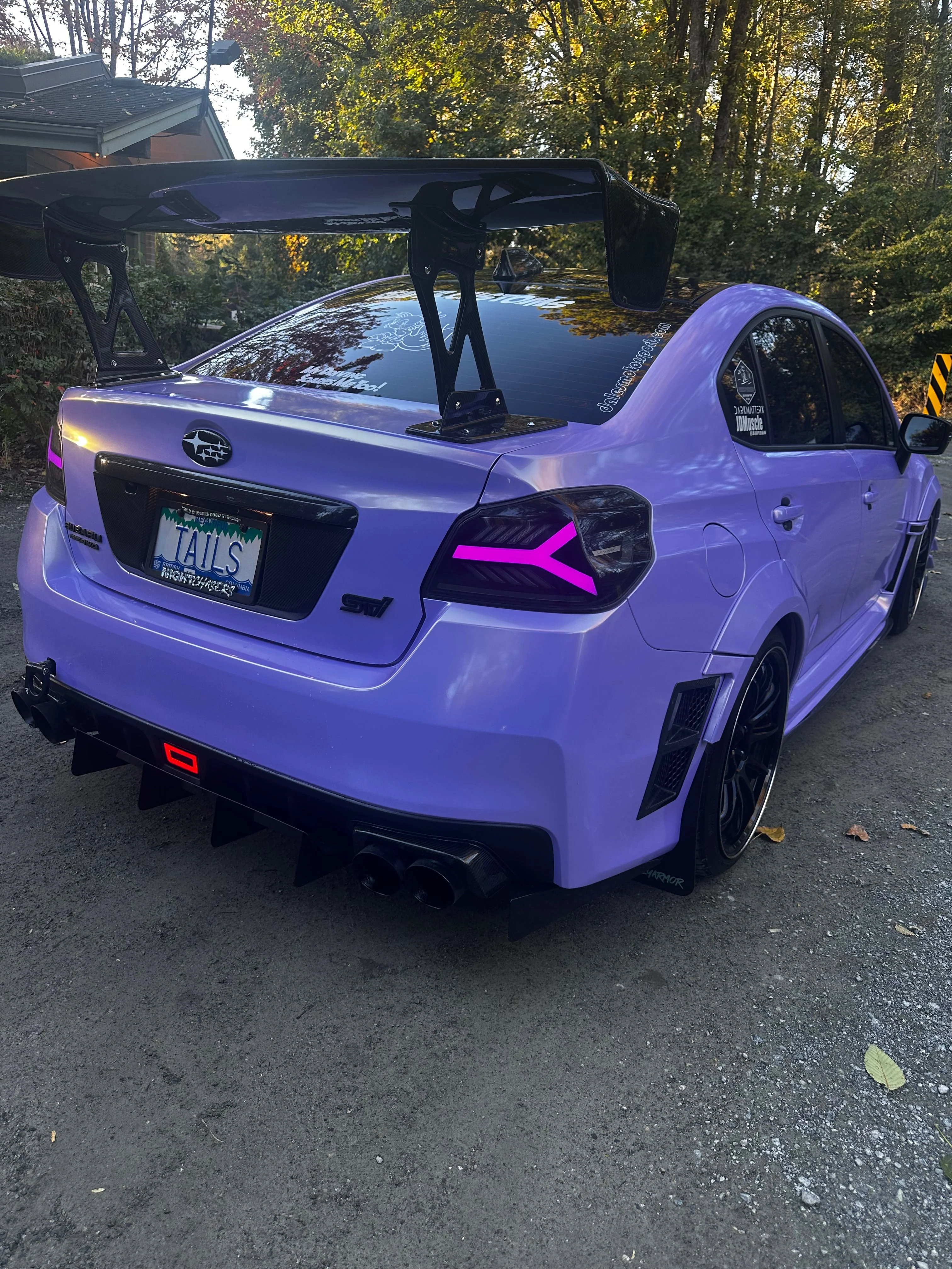 OLM LED Tail Lights Subaru WRX / WRX STI (2015-2021) Y-Spec - Smoke Lens White Optic with RGB OLME.47004.1-RGB - Image 8
