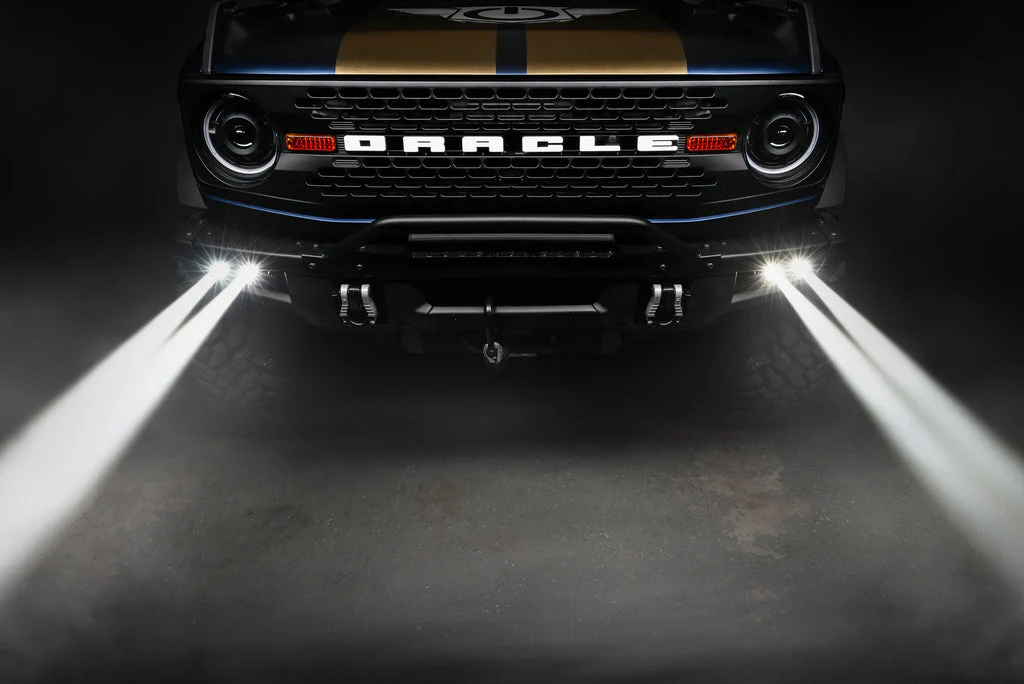 Oracle LED Fog Lights Ford Bronco (2021-2024) Off Road Laser Auxiliary Lights for Steel Bumpers - Image 3