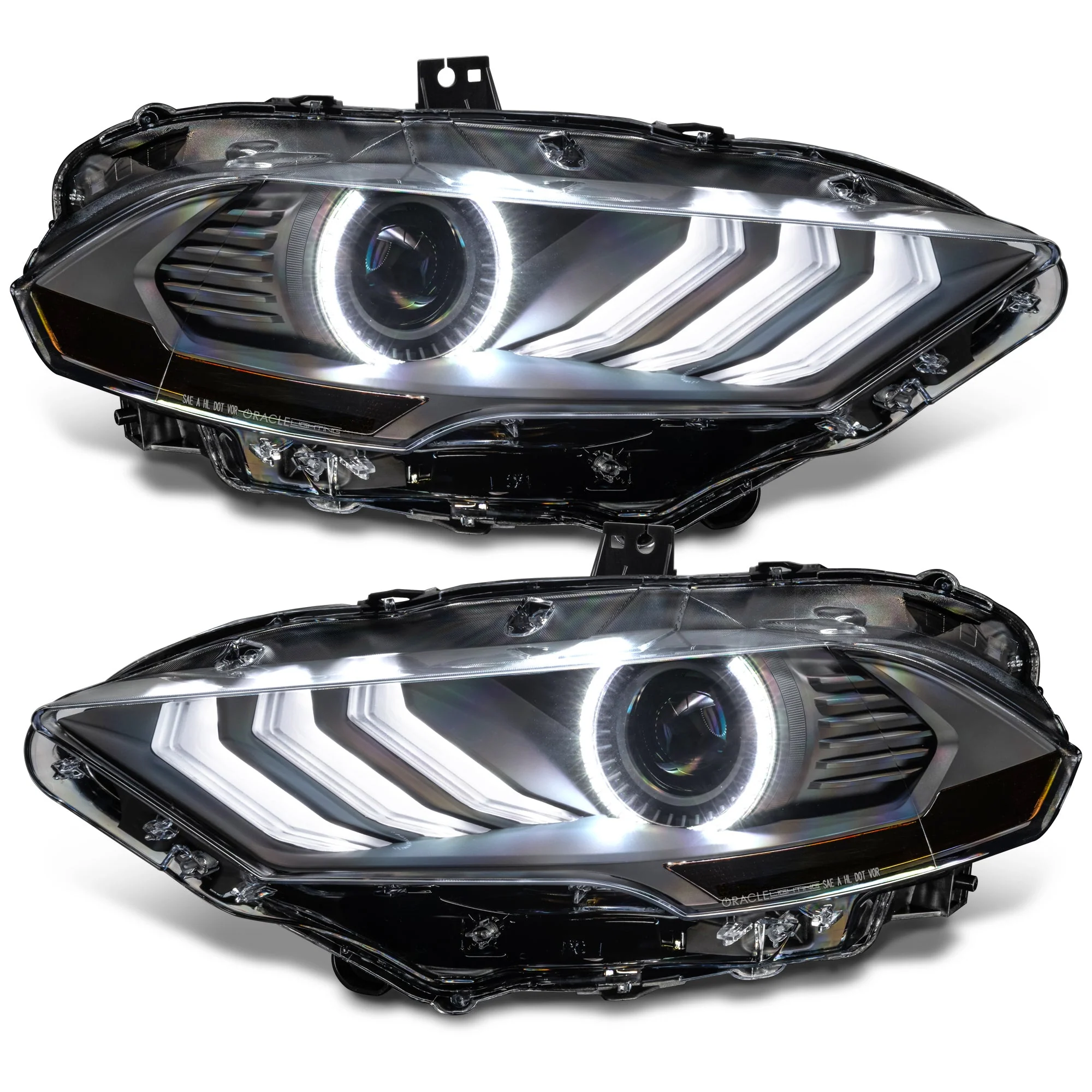 Oracle LED Projector Headlights Ford Mustang S550 (2018-2023) RGB Colorshift w/ Sequential Signal 8204-332 - Image 15