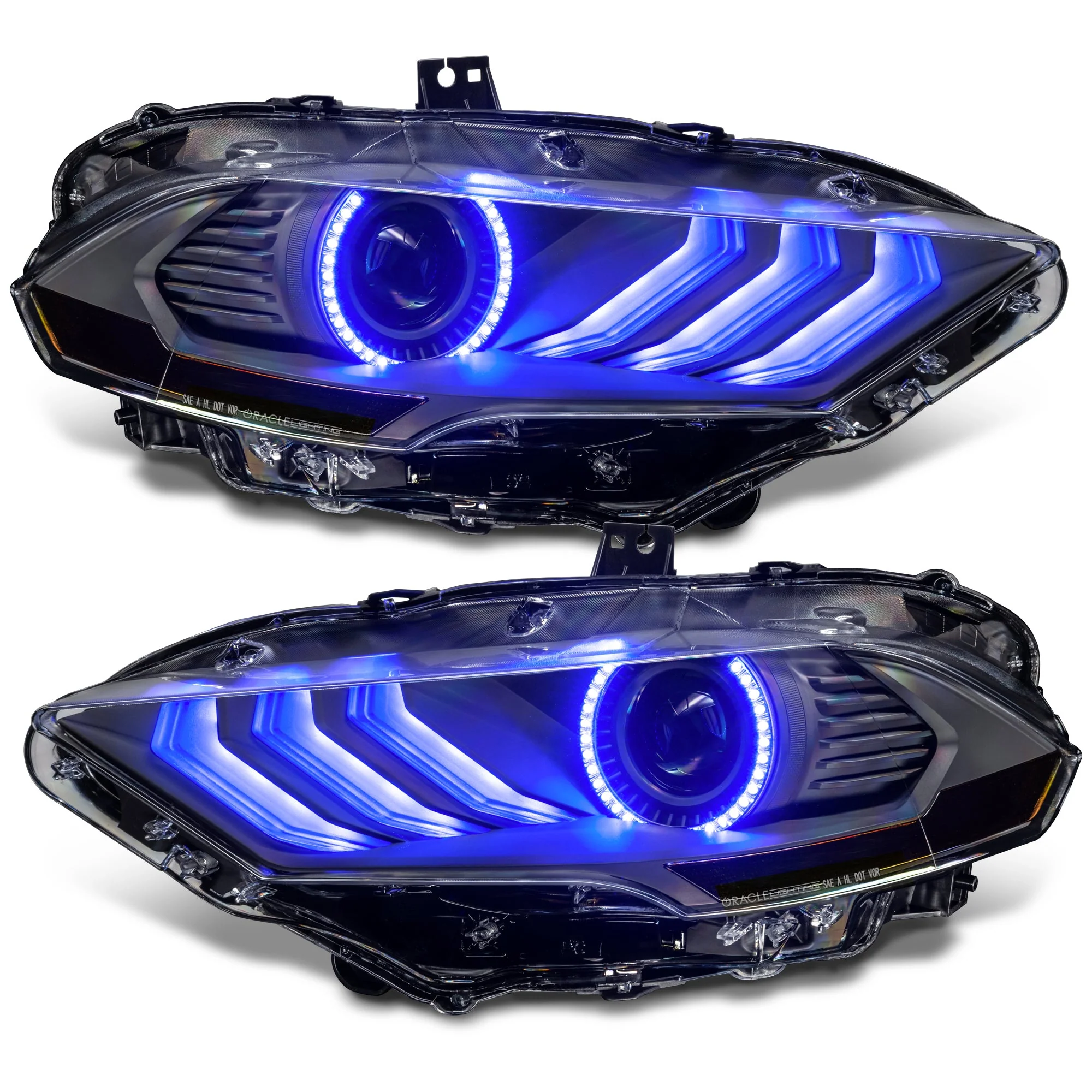Oracle LED Projector Headlights Ford Mustang S550 (2018-2023) RGB Colorshift w/ Sequential Signal 8204-332 - Image 17