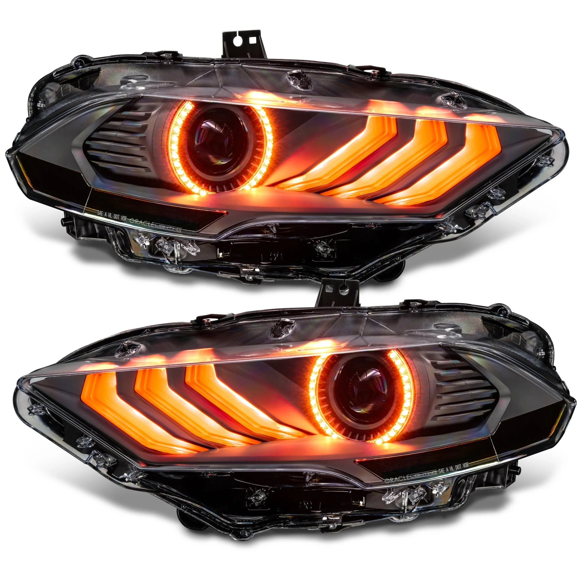Oracle LED Projector Headlights Ford Mustang S550 (2018-2023) RGB Colorshift w/ Sequential Signal 8204-332 - Image 20