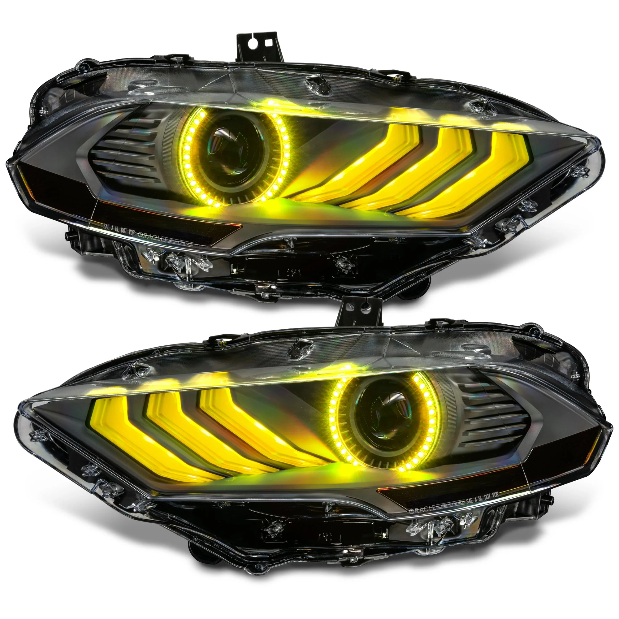 Oracle LED Projector Headlights Ford Mustang S550 (2018-2023) RGB Colorshift w/ Sequential Signal 8204-332 - Image 21