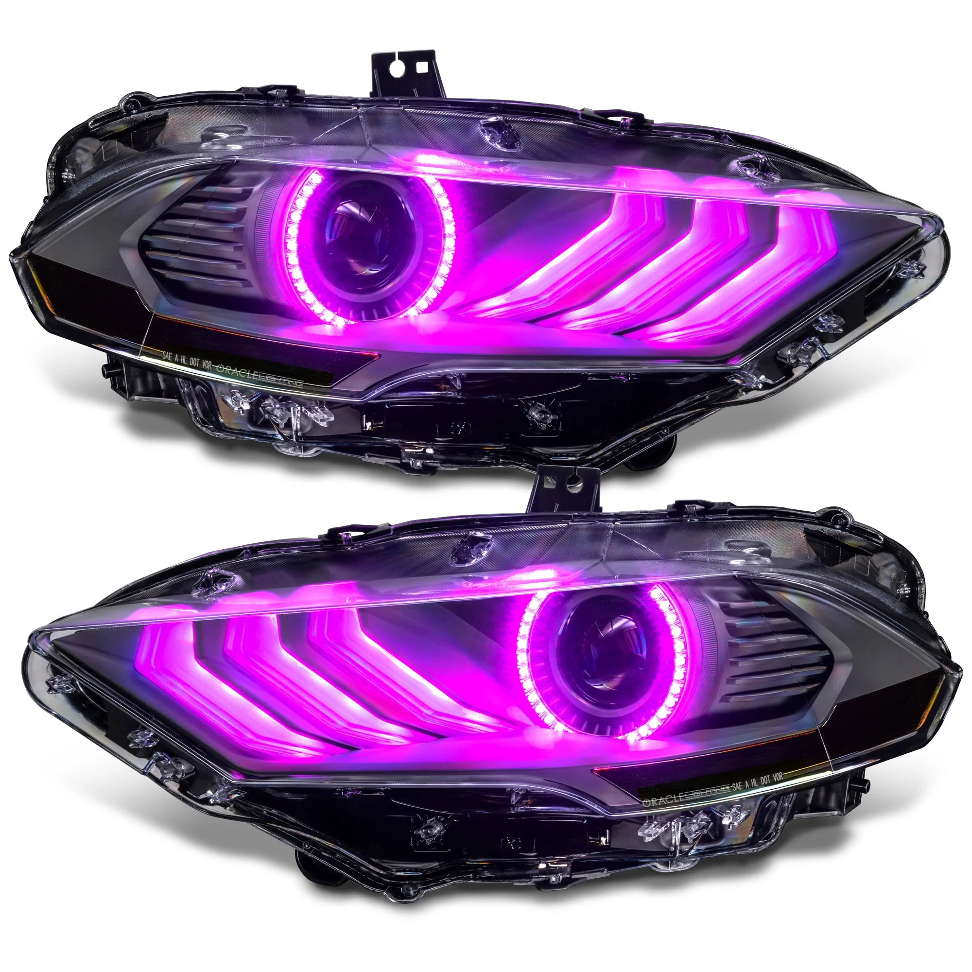 Oracle LED Projector Headlights Ford Mustang S550 (2018-2023) RGB Colorshift w/ Sequential Signal 8204-332 - Image 23