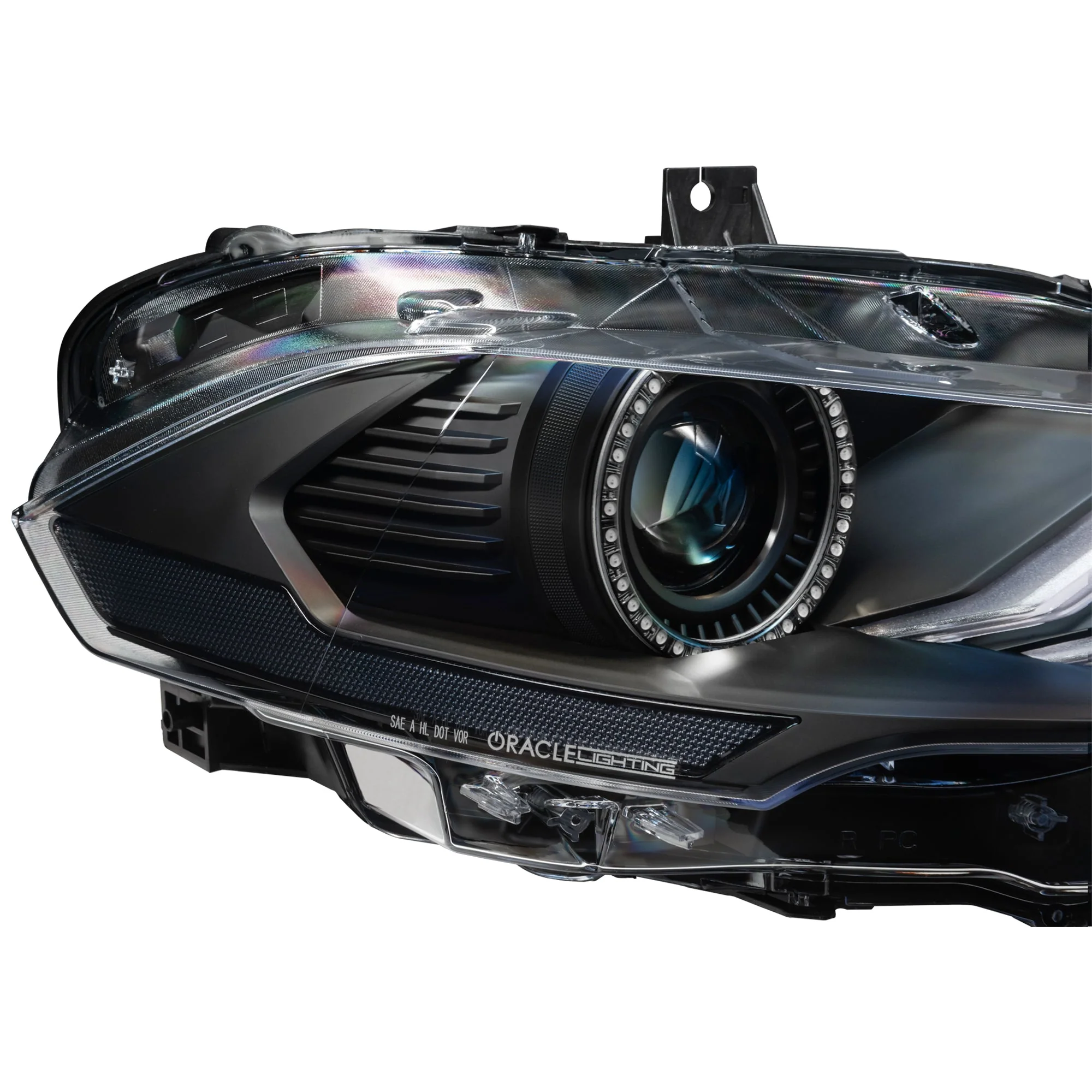 Oracle LED Projector Headlights Ford Mustang S550 (2018-2023) RGB Colorshift w/ Sequential Signal 8204-332 - Image 4
