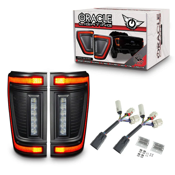 Oracle LED Tail Lights Ford F150 (21-25) Flush Mount LED - Red or Tinted Lens - Image 12
