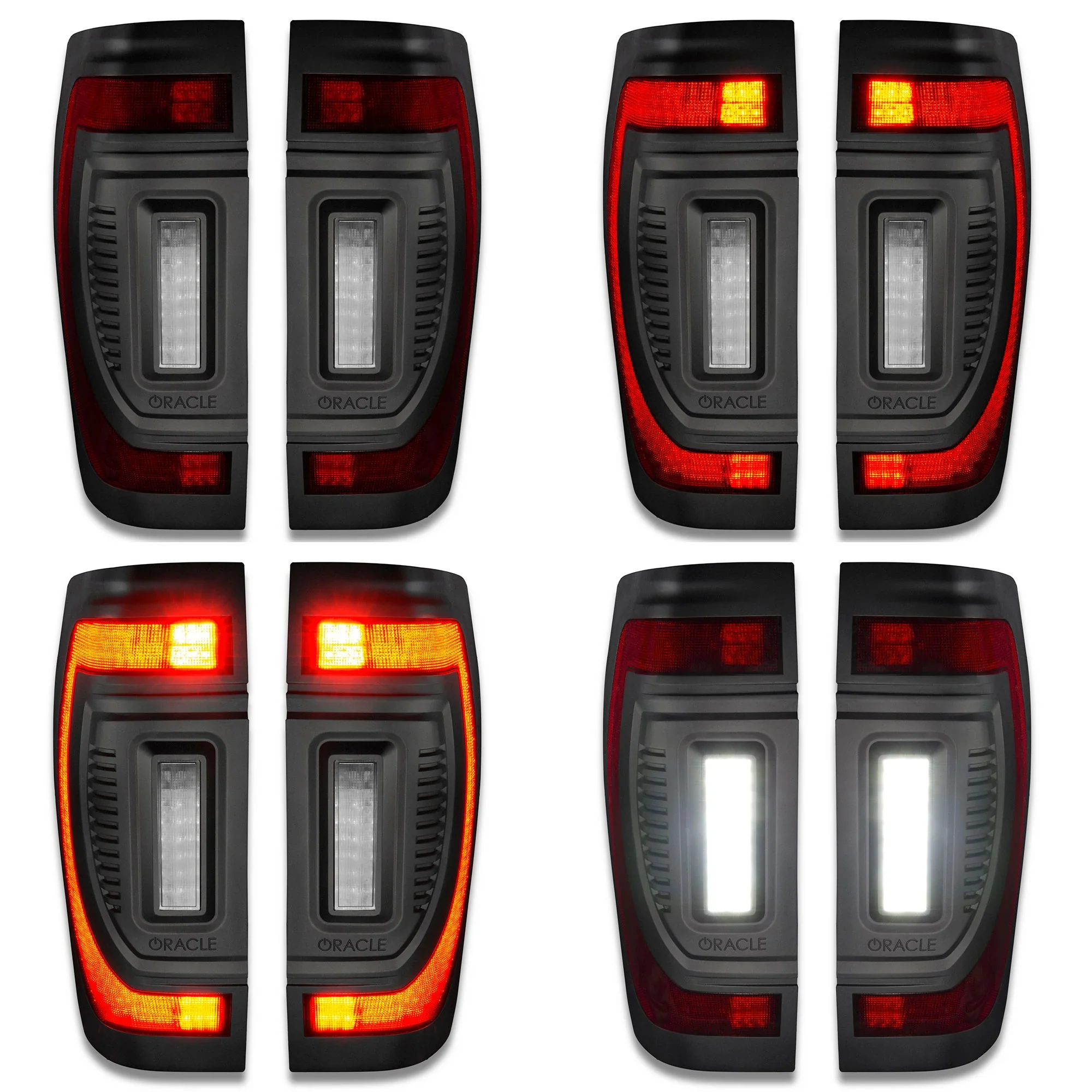 Oracle LED Tail Lights GMC Sierra (19-23) Flush Style w/ High Powered Reverse LED - Image 3