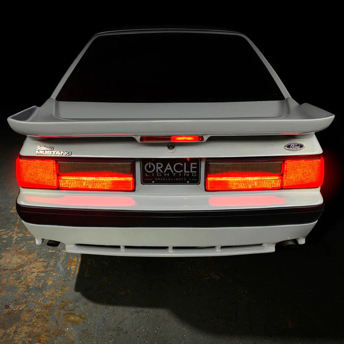Oracle Lighting LED Tail Light Conversion Kit for Ford Mustang LX Foxbody (1987-1993) with Sequential Turn Signals - Plug & Play 8208-023