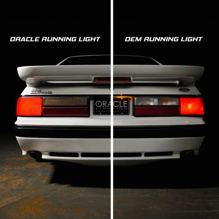Oracle Lighting LED Tail Light Conversion Kit for Ford Mustang LX Foxbody (1987-1993) with Sequential Turn Signals - Plug & Play 8208-023 - Image 7