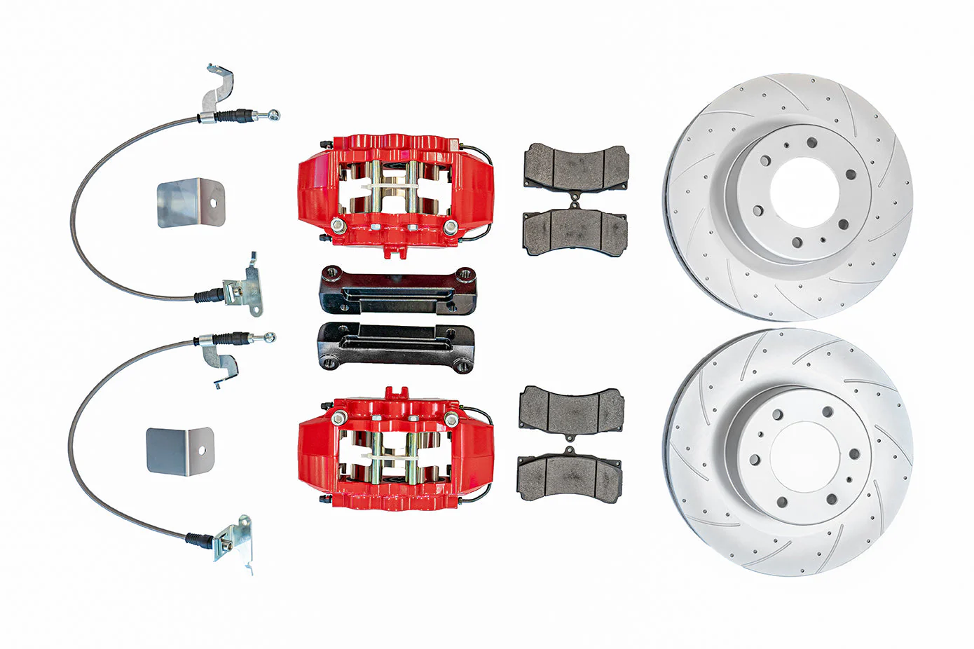 Pedders TrakRyder Front Brake Kit for Ford Ranger (2019-2022) Rotors & Pads w/ Caliper PED-PEBK05 - Image 2