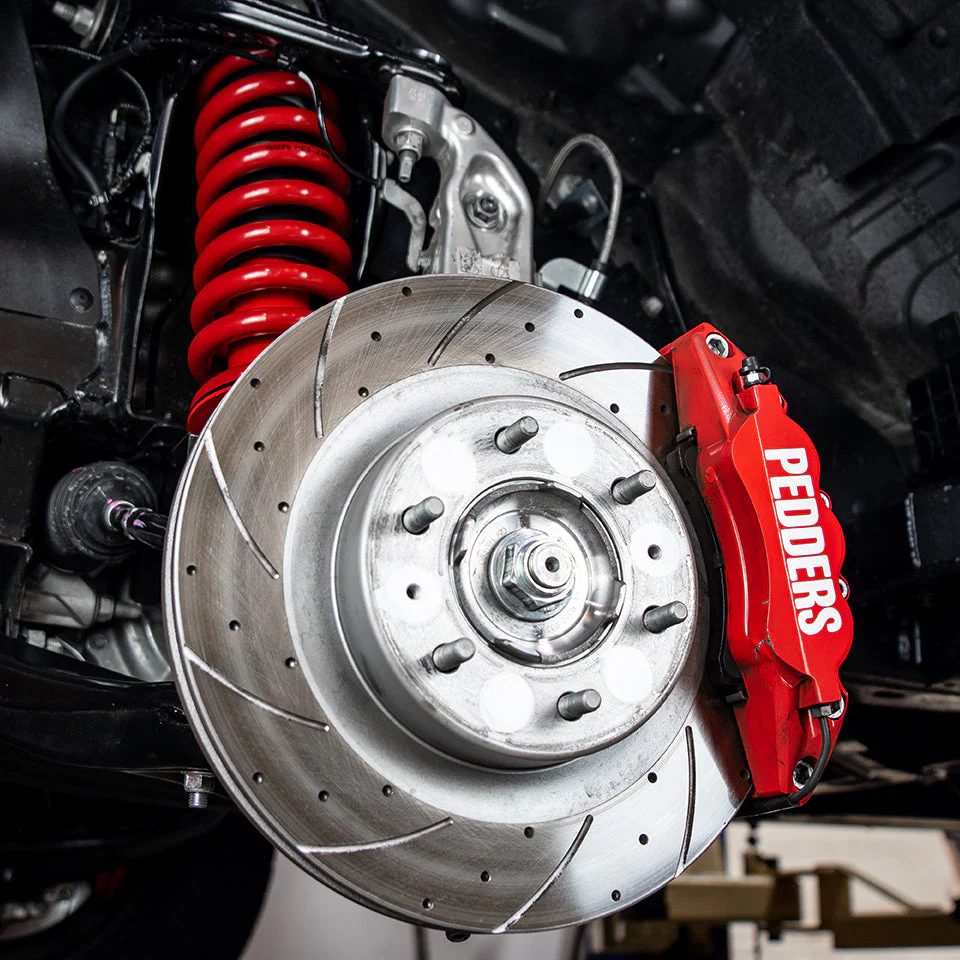 Pedders TrakRyder Front Brake Kit for Ford Ranger (2019-2022) Rotors & Pads w/ Caliper PED-PEBK05 - Image 3
