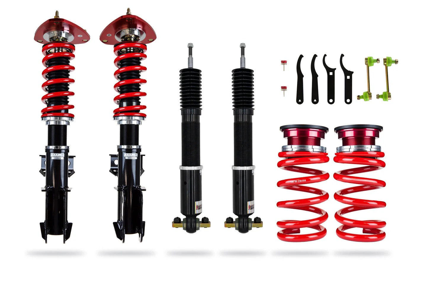 Pedders eXtreme XA Coilovers for Ford Mustang 5.0L V8 (2015-2023) with Front Camber Plates