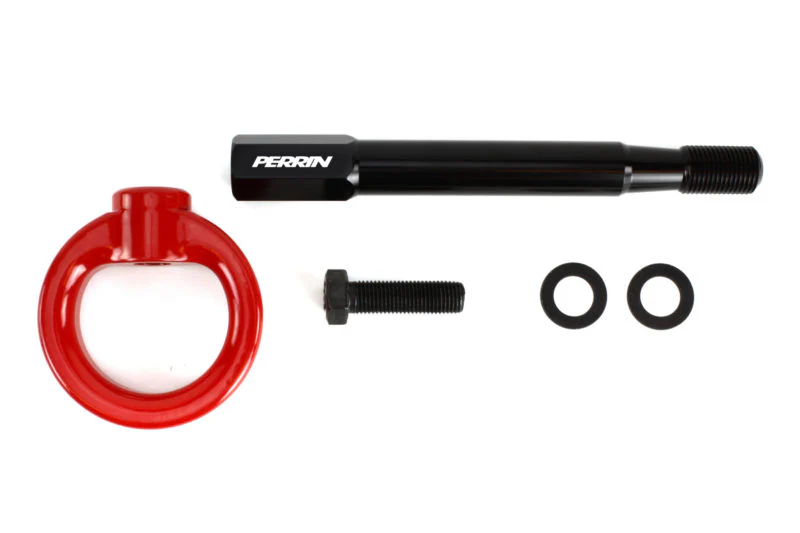Perrin Rear Tow Hooks Subaru Ascent (19-22) Red / Black / Neon Yellow / Hyper Pink - Image 4