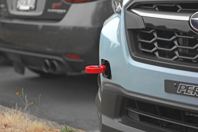 Perrin Front Tow Hooks Subaru Outback (2013–2025) Red / Black / Neon Yellow / Hyper Pink - Image 14
