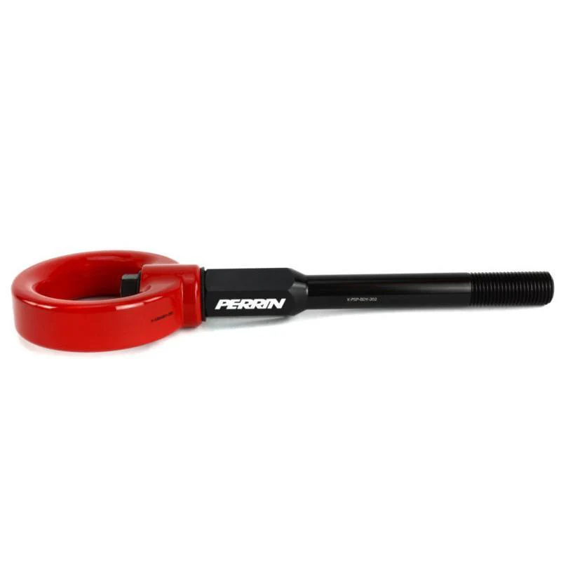 Perrin Tow Hooks Subaru Legacy (2005–2009) Front - Red / Black / Neon Yellow / Hyper Pink - Image 3