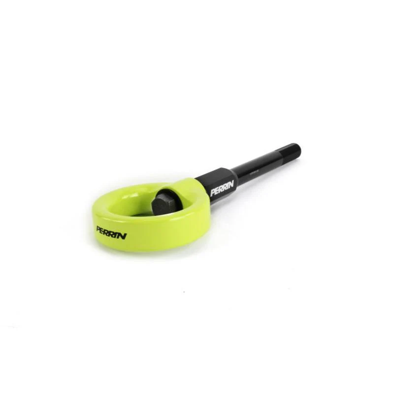 Perrin Tow Hooks Subaru Legacy (2005–2009) Front - Red / Black / Neon Yellow / Hyper Pink - Image 5