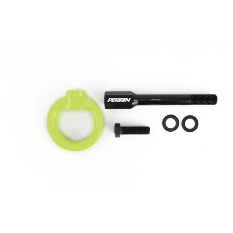 Perrin Tow Hooks Subaru Legacy (2005–2009) Front - Red / Black / Neon Yellow / Hyper Pink - Image 8