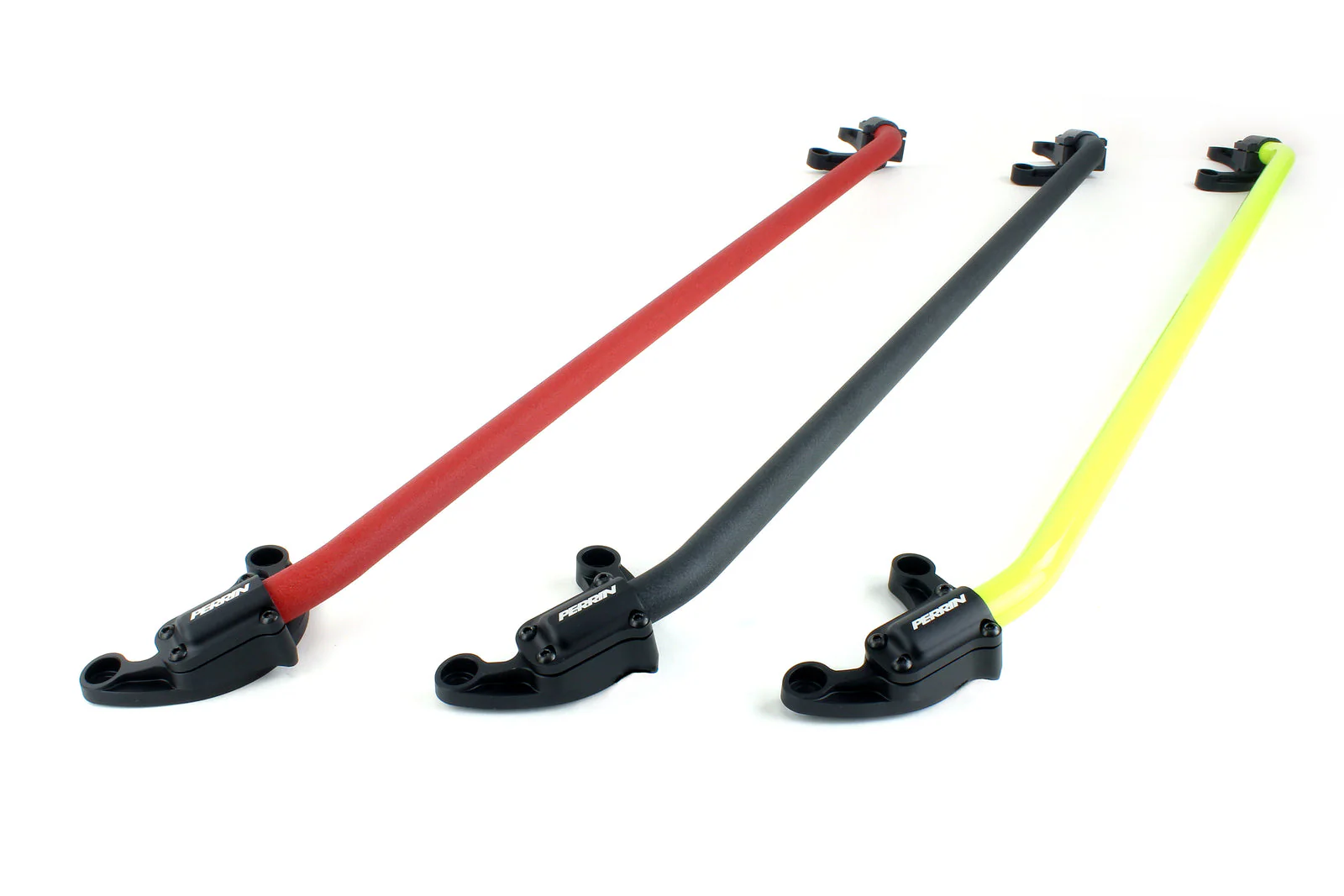 Perrin Strut Tower Brace Subaru Crosstrek (18–26) Front - Black / Neon Yellow or Red - Image 5
