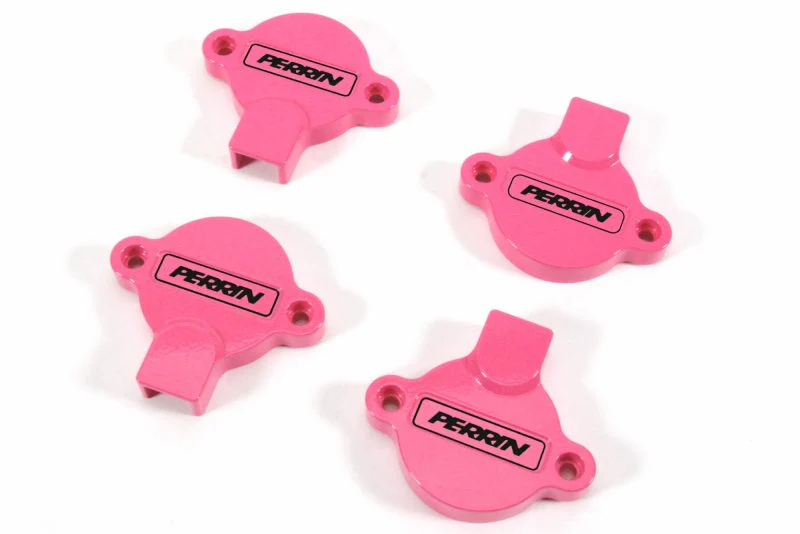 Perrin Solenoid Cover Subaru BRZ (13-25) Scion FR-S (13-16) Toyota 86 (17-20) GR86 (22-25) Black / Pink / Neon Yellow/ Red - Image 5