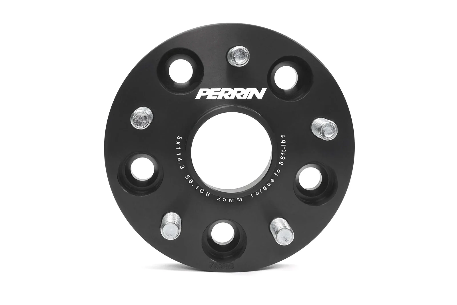 Perrin Wheel Spacers Subaru Crosstrek (24-26) 25mm Pair w/ Studs & Lug Nuts - PSP-WHL-025BK - Image 4