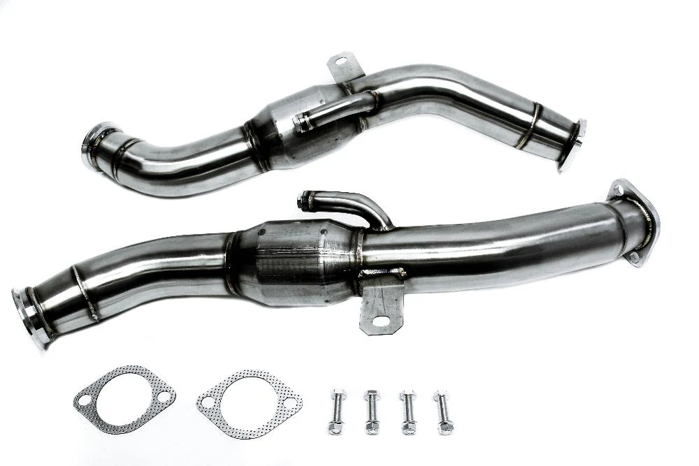 PLM Downpipes Infiniti Q50 Q60 VR30 (16-23) Nissan Z RZ34 (23-25) 3" w/ 200 Cell High Flow Cats - Image 2