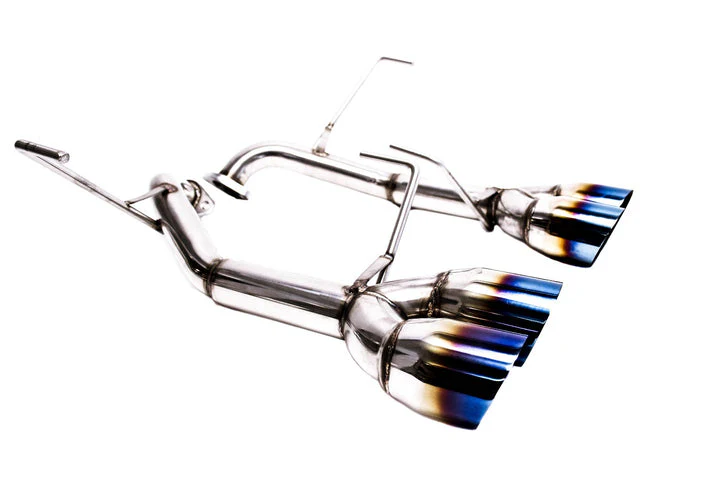 PLM Exhaust for Subaru WRX / STi (2011-2020) Axleback Muffler Delete - Polished or Titanium Blue Tip - Image 4