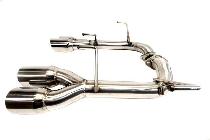 PLM Exhaust for Subaru WRX / STi (2011-2020) Axleback Muffler Delete - Polished or Titanium Blue Tip - Image 8