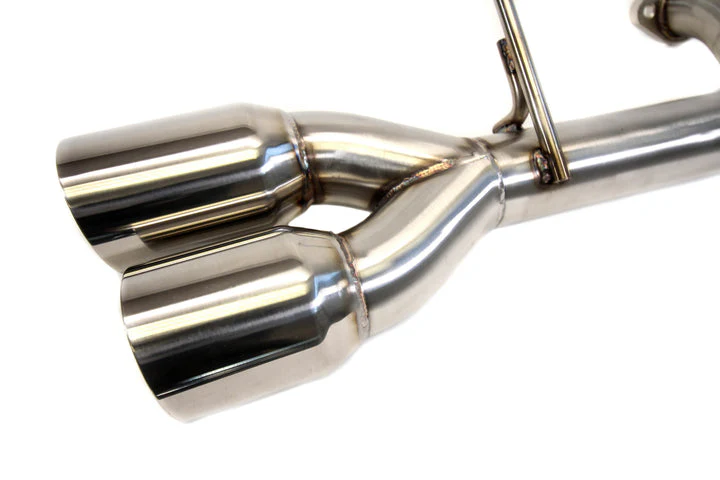 PLM Exhaust for Subaru WRX / STi (2011-2020) Axleback Muffler Delete - Polished or Titanium Blue Tip - Image 9