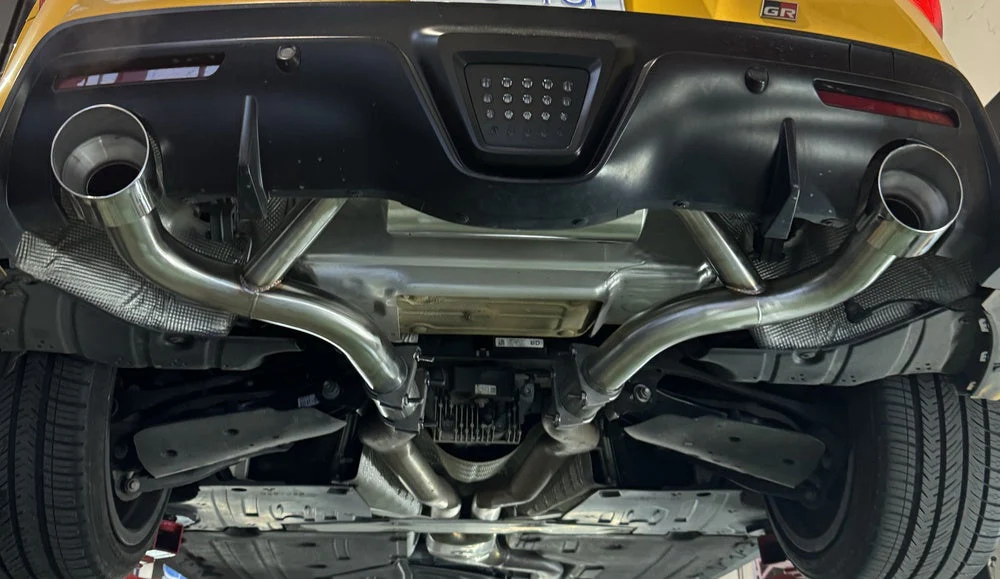 PLM Exhaust Toyota GR Supra 3.0T A90 (2020-2025) Axleback Muffler Delete - Image 4