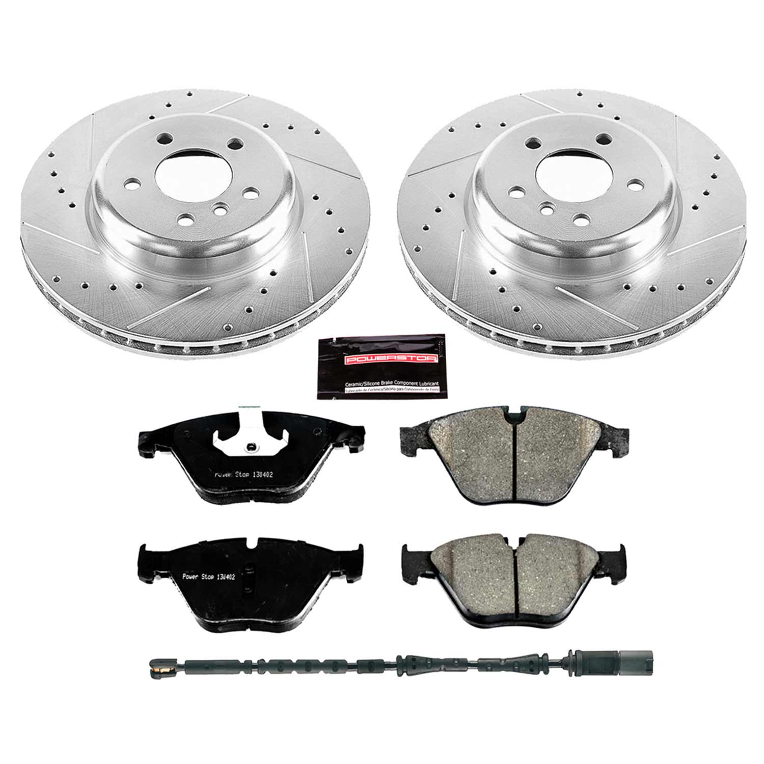 PowerStop Z23 Front Brake Kit BMW 535i / 535i xDrive (11-16) ActiveHybrid 5 (12-16) 535d / 535d xDrive (14-16) Performance Rotors & Pads K6020