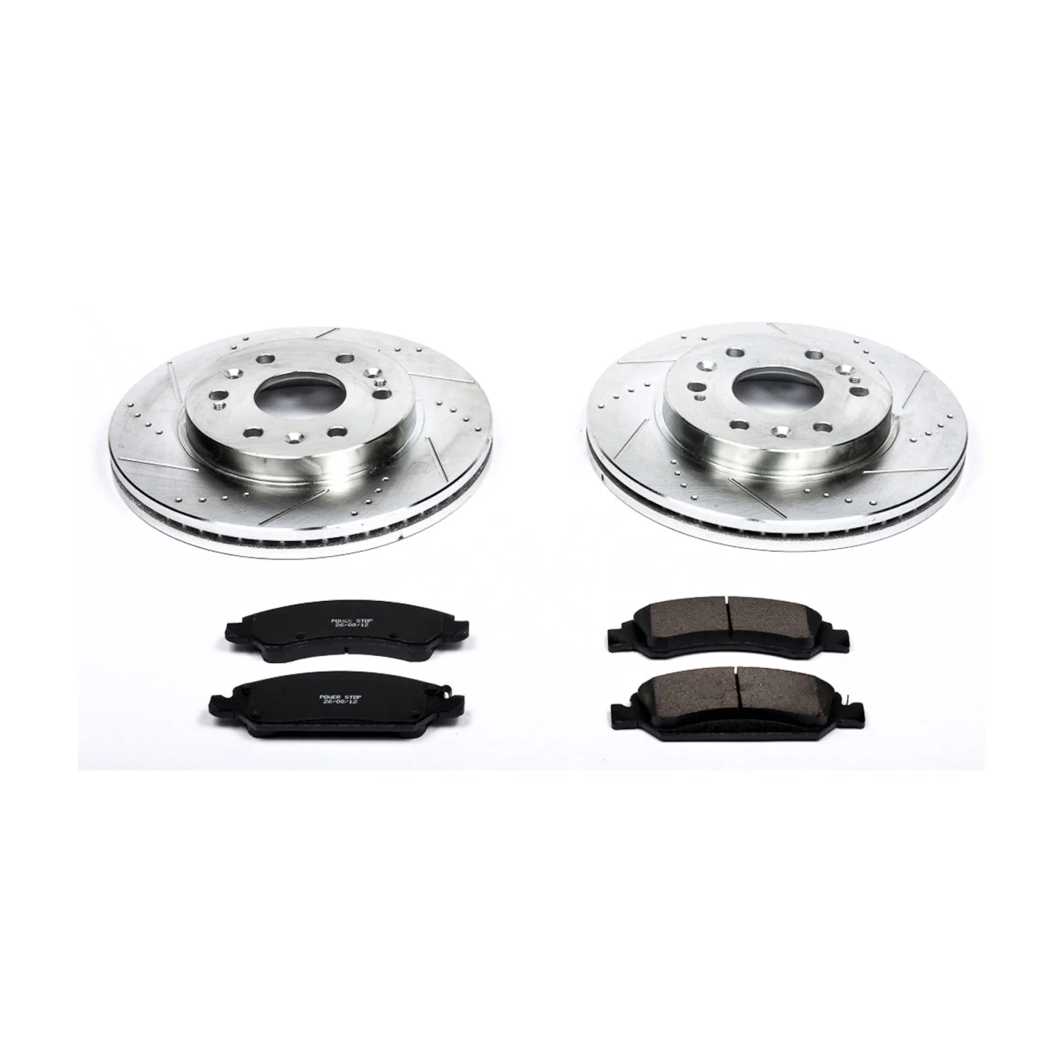 PowerStop Z23 Front Brake Kit Chevy Avalanche (08–13) Express 1500 (09–14) Performance Rotors & Pads K2069