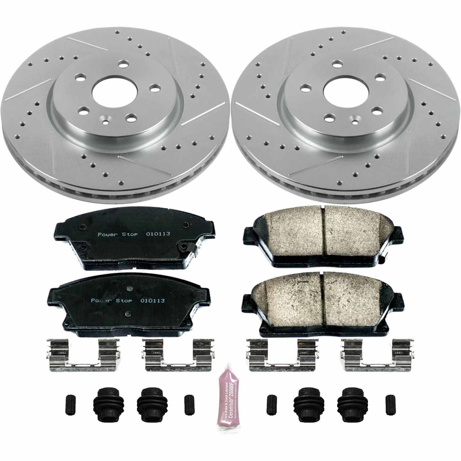 PowerStop Z23 Front Brake Kit Chevy Trax (15-17) Performance Rotors & Pads K6996