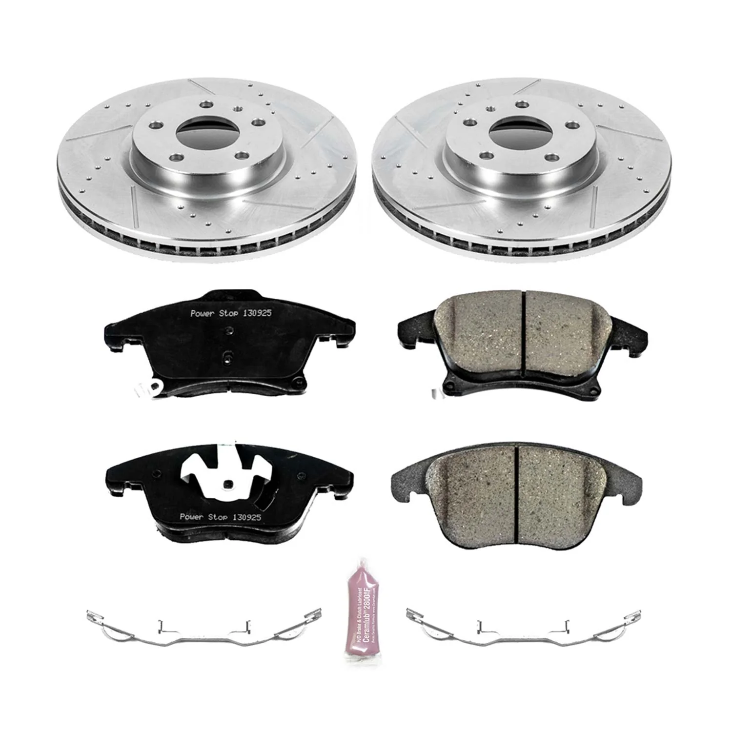 PowerStop Z23 Front Brake Kit Ford Fusion (2013–2020) Performance Rotors & Pads K6399